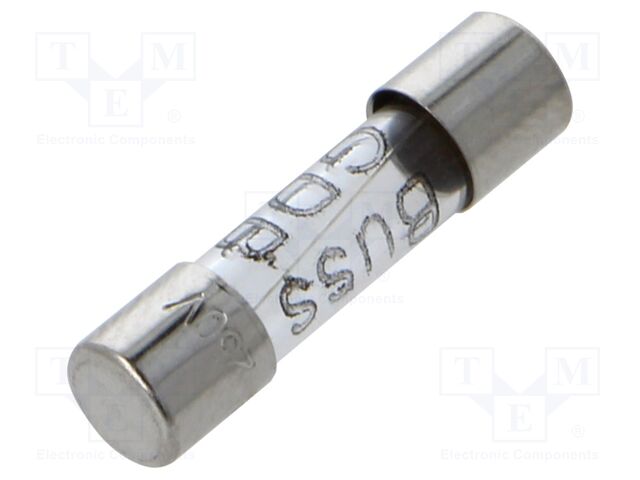 Fuse: fuse; quick blow; 5A; 125VAC; cylindrical,glass; 5x20mm; GMA