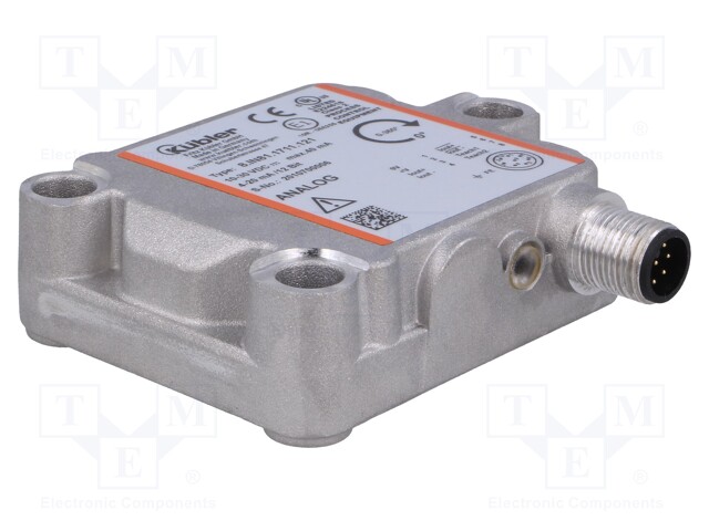 Sensor: inclinometer; 0÷360°; connector M12; 1- axis; -40÷85°C