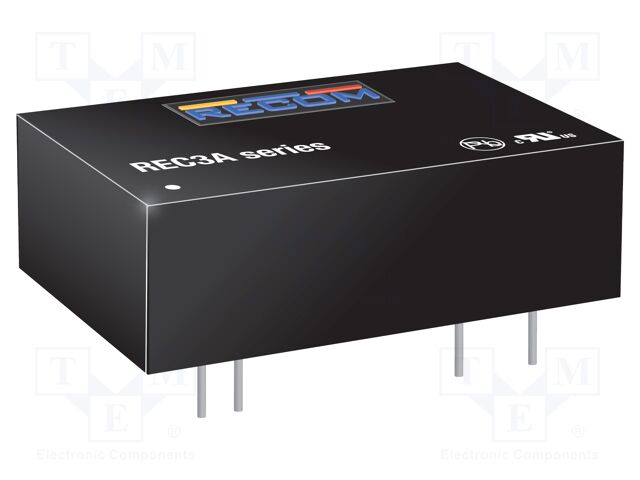Converter: DC/DC; 3W; Uin: 4.5÷9V; Uout: 5VDC; Iout: 600mA; DIP24