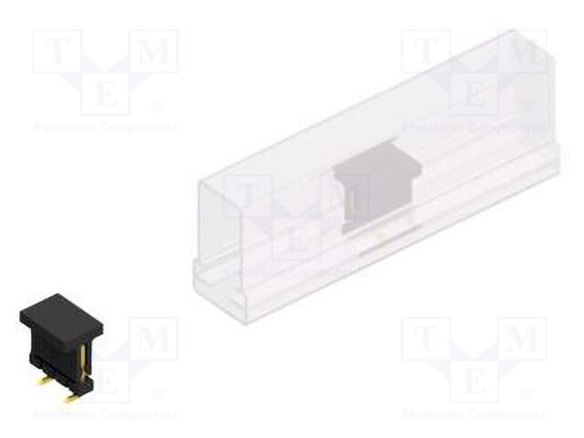 Connector: pin strips; pin header; male; PIN: 4; 2mm; SMT; 1x4; 100V