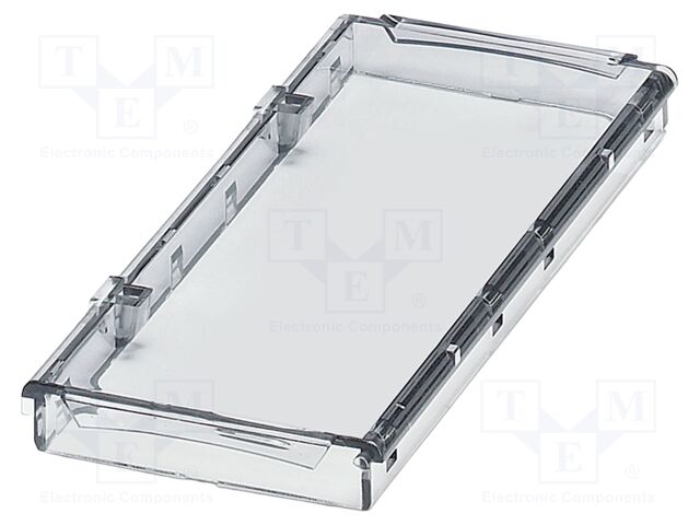 Cover; tiltable; transparent; UL94V-0; BC 107,6; polycarbonate