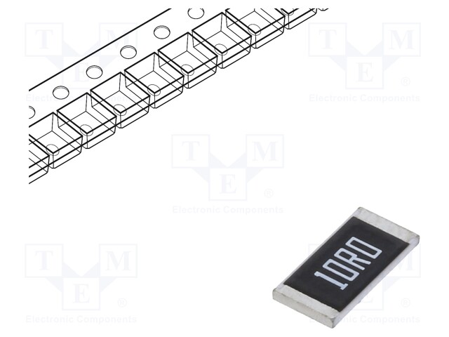 Resistor: thick film; SMD; 2512; 10Ω; 1.5W; ±5%; -55÷155°C