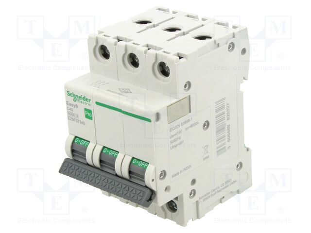 Circuit breaker; 230/400VAC; Inom: 40A; Poles: 3; Charact: C; 6kA