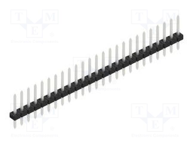 Connector: pin strips; pin header; male; PIN: 25; 2mm; THT; 1x25