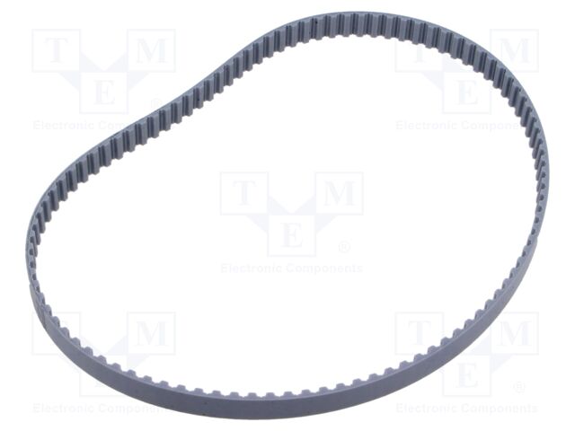 Timing belt; T5; W: 10mm; Lw: 500mm; -30÷80°C; ALPHA POWER