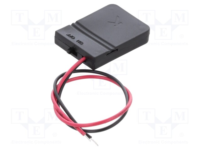 Holder; Leads: cables; Size: CR2032; Batt.no: 1; with switch