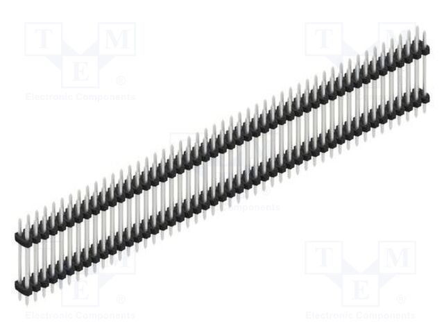 Connector: pin strips; pin header; male; PIN: 96; 2mm; THT; 2x48