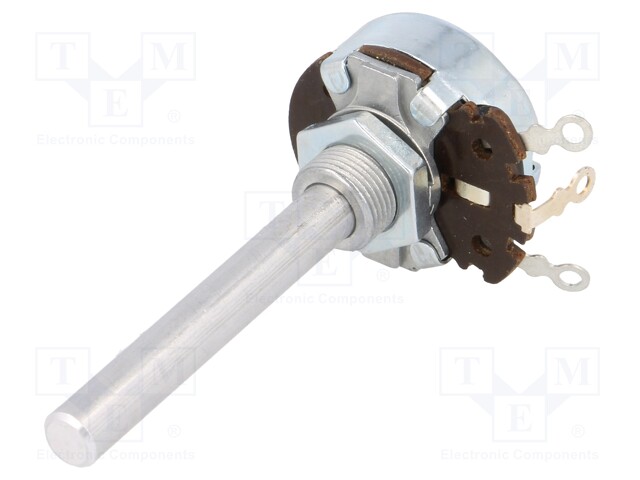 Potentiometer: shaft; single turn; 2.5Ω; 4W; ±20%; 6mm; wirewound