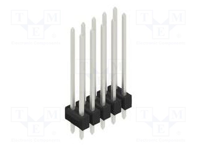Connector: pin strips; pin header; male; PIN: 10; 2.54mm; THT; 2x5