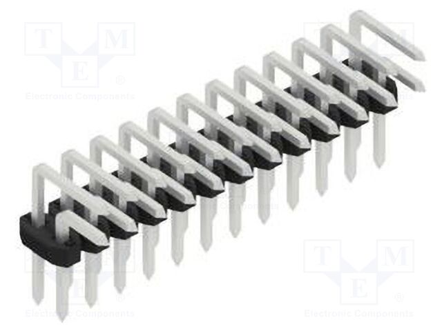 Connector: pin strips; pin header; male; PIN: 24; 2mm; THT; 2x12