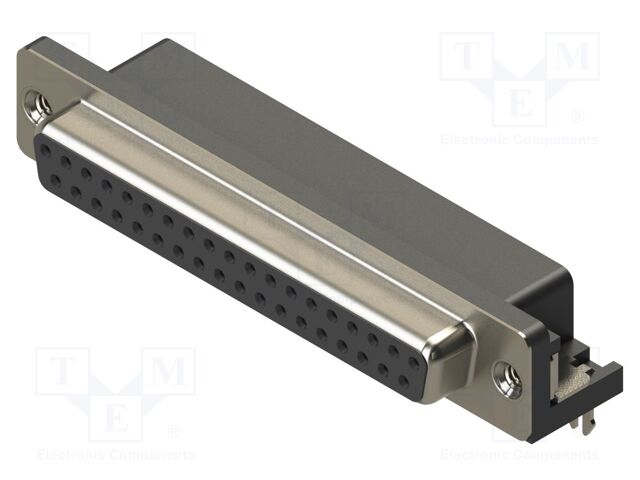 Connector: D-Sub; PIN: 37; socket; female; straight; THT; MHDR