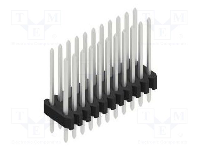 Connector: pin strips; pin header; male; PIN: 22; 1.27mm; THT; 2x11