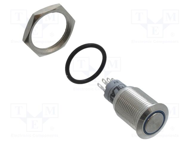 Switch: vandal resistant; Pos: 2; SPDT; 2A/48VDC; IP40; ON-(ON)