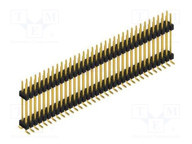 Connector: pin strips; pin header; male; PIN: 68; 2.54mm; SMT; 2x34