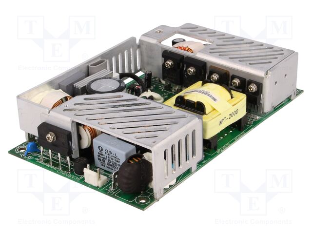 Power supply: switching; open; 200W; 127÷370VDC; 90÷264VAC; OUT: 3