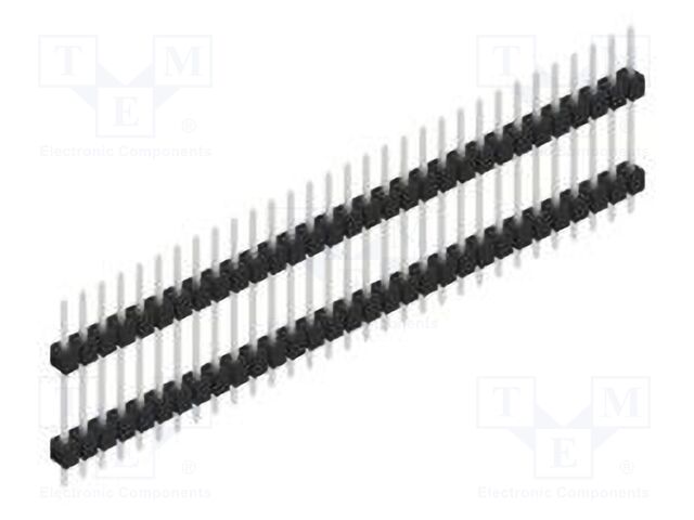 Connector: pin strips; pin header; male; PIN: 31; 2.54mm; THT; 1x31