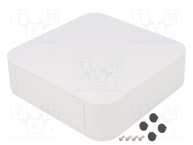 Enclosure: with panel; PF; X: 200mm; Y: 200mm; Z: 60mm; ABS; white