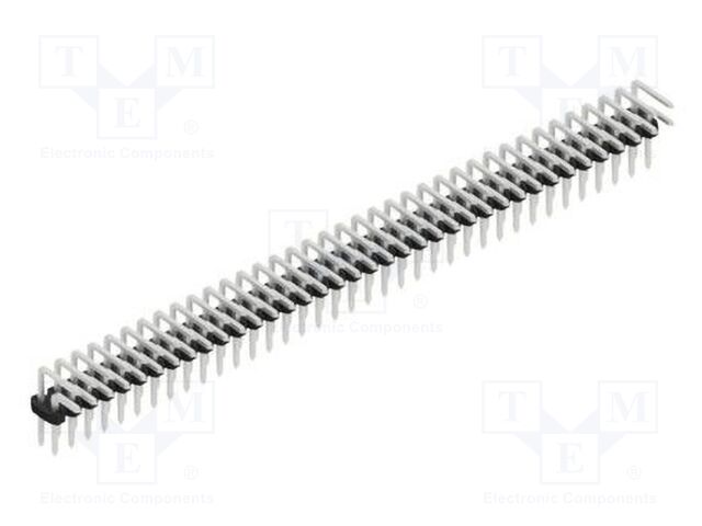Connector: pin strips; pin header; male; PIN: 74; 2mm; THT; 2x37