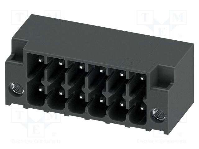 PCB headers, nominal cross section: 1.5 mm?, color: black, n
