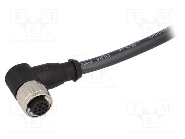 Plug; M12; PIN: 12; female; A code-DeviceNet / CANopen; 10m; cables
