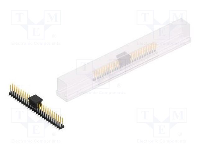 Connector: pin strips; pin header; male; PIN: 50; 2mm; SMT; 2x25