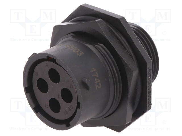 Connector: circular; Series: eco|mate Aquarius; socket; female
