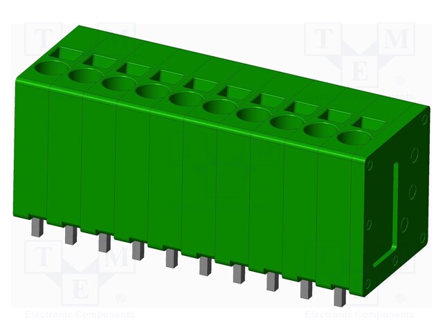 Connector: PCB terminal block; terminal; Plating: tinned; on PCBs