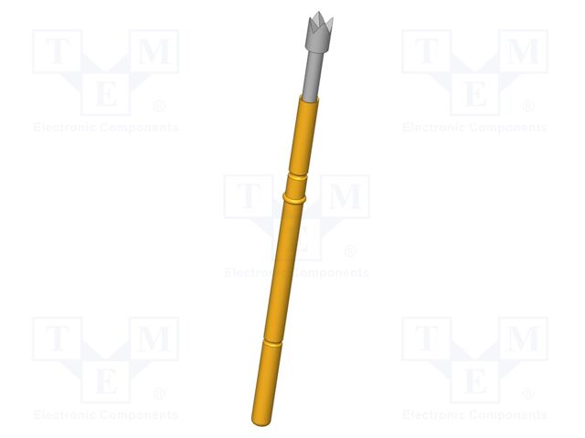 Test needle; Operational spring compression: 4mm; 5A; Ø: 2mm