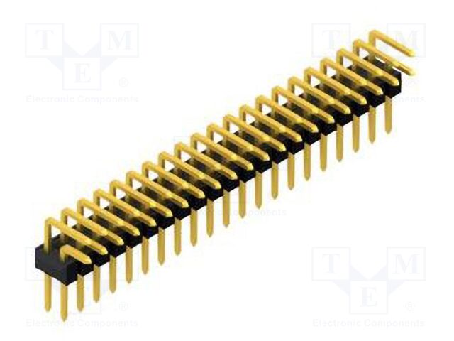 Connector: pin strips; pin header; male; PIN: 42; 2.54mm; THT; 2x21