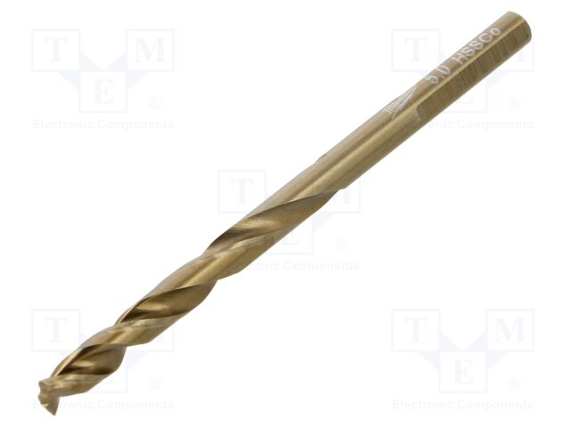 Drill bit; for metal; Ø: 5mm; high speed steel cobalt HSS-Co