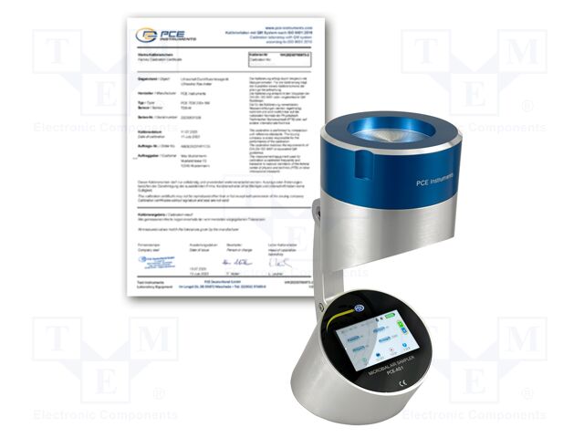 Meter: air quality; Features: acoustic alarm,memory built-in