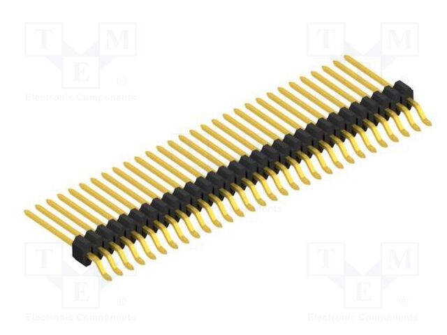 Connector: pin strips; pin header; male; PIN: 30; 1.27mm; SMT; 1x30