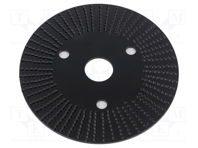 Grinding wheel; Ø: 125mm; Øhole: 22.23mm; flat,with rasp; wood