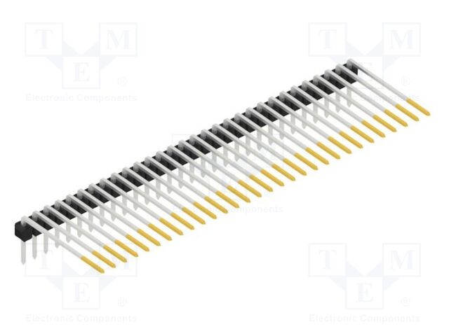 Connector: pin strips; pin header; male; PIN: 30; 2.54mm; THT; 1x30