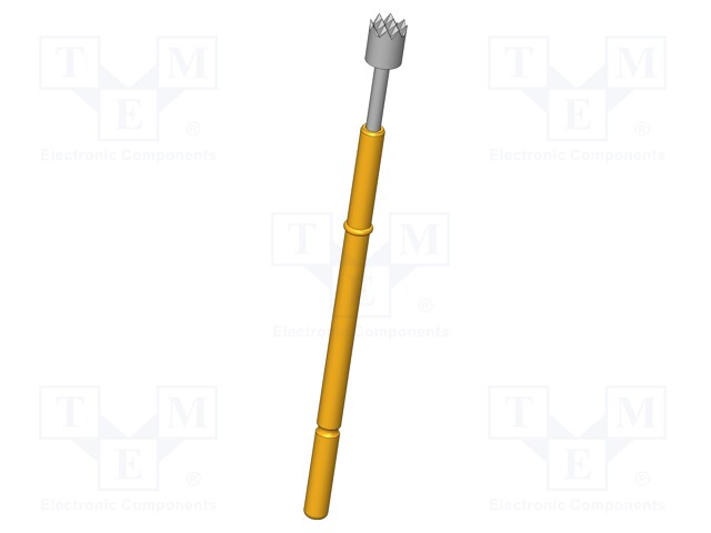 Test needle; Operational spring compression: 4mm; 8A; Ø: 2.5mm