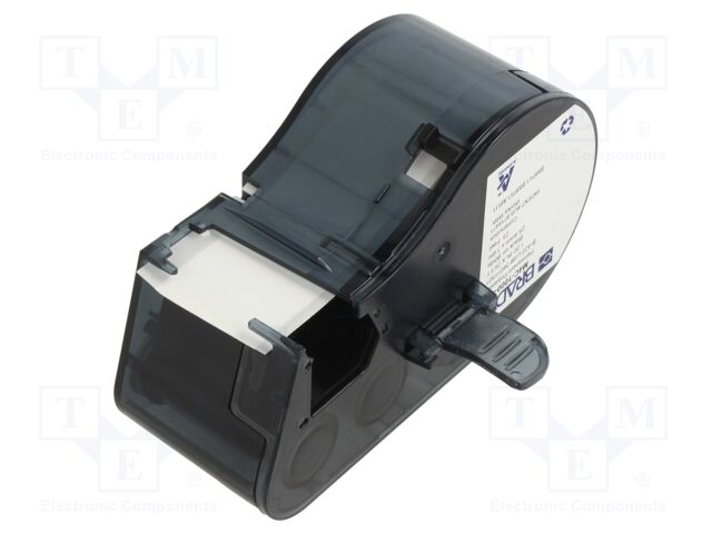 Tape; 25.4mm; 7.62m; white; Character colour: black; self-adhesive