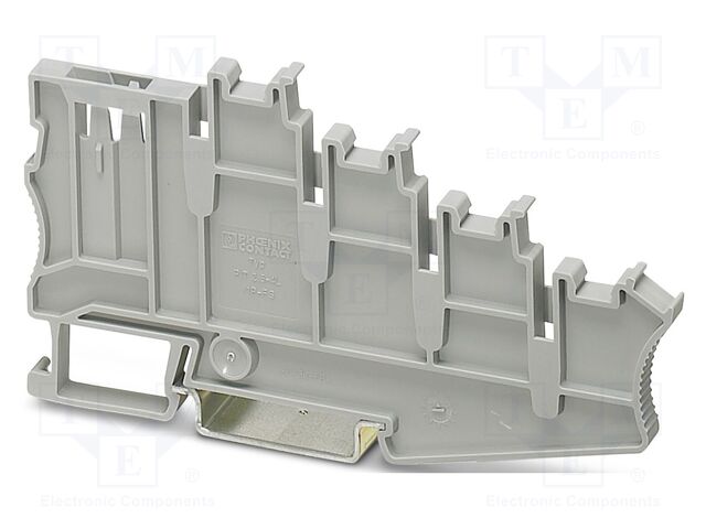 End/partition plate; W: 5.2mm; H: 105.6mm; Body: grey