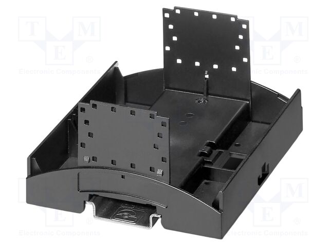 Enclosure base; with terminals; black; UL94V-0; BC 107,6