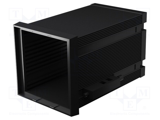Enclosure: panel; X: 72mm; Y: 72mm; Z: 100mm; ABS + PC,PPO; black
