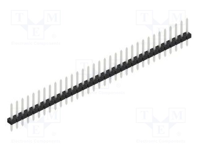 Connector: pin strips; pin header; male; PIN: 33; 2mm; THT; 1x33