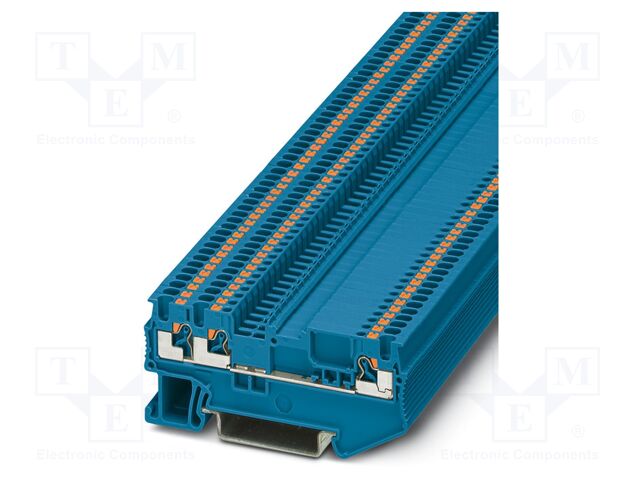 Splice terminal: rail; PT; PA; L: 30.5mm; terminals: 3; W: 3.5mm