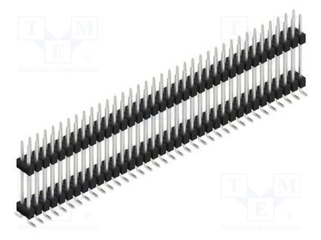 Connector: pin strips; pin header; male; PIN: 72; 2.54mm; SMT; 2x36