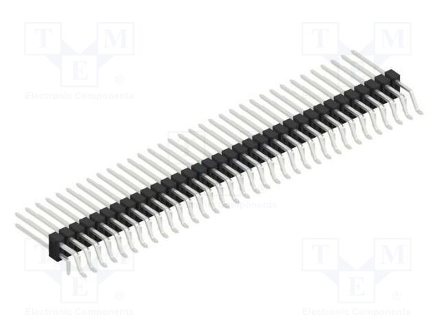 Connector: pin strips; pin header; male; PIN: 68; 2.54mm; SMT,THT
