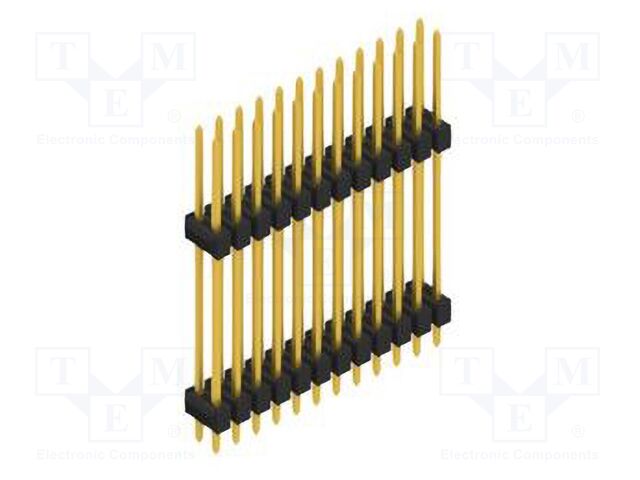 Connector: pin strips; pin header; male; PIN: 24; 2.54mm; THT; 2x12