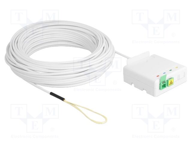 FTTH termination chest; 40m; LSZH; white; white; Out: SC/APC x2