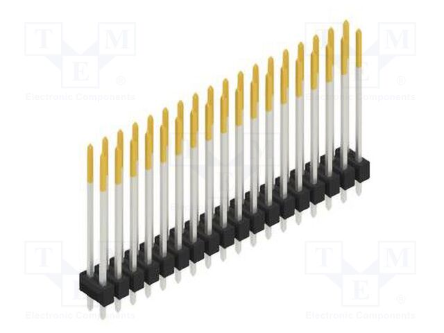 Connector: pin strips; pin header; male; PIN: 36; 2.54mm; THT; 2x18