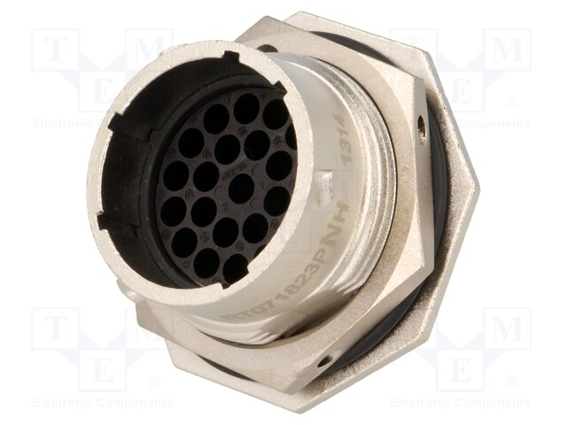 Connector: circular; Series: RT360; socket,plug; male; PIN: 23; IP67