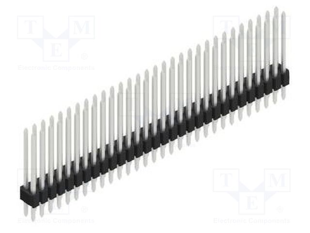 Connector: pin strips; pin header; male; PIN: 60; 1.27mm; THT; 2x30