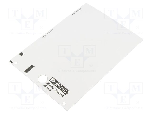 Label; 84.9x53.7mm; white; self-adhesive; 2pcs.