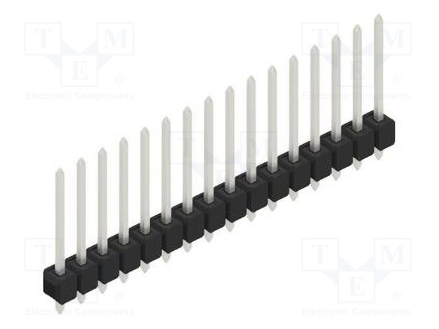 Connector: pin strips; pin header; male; PIN: 16; 2.54mm; THT; 1x16
